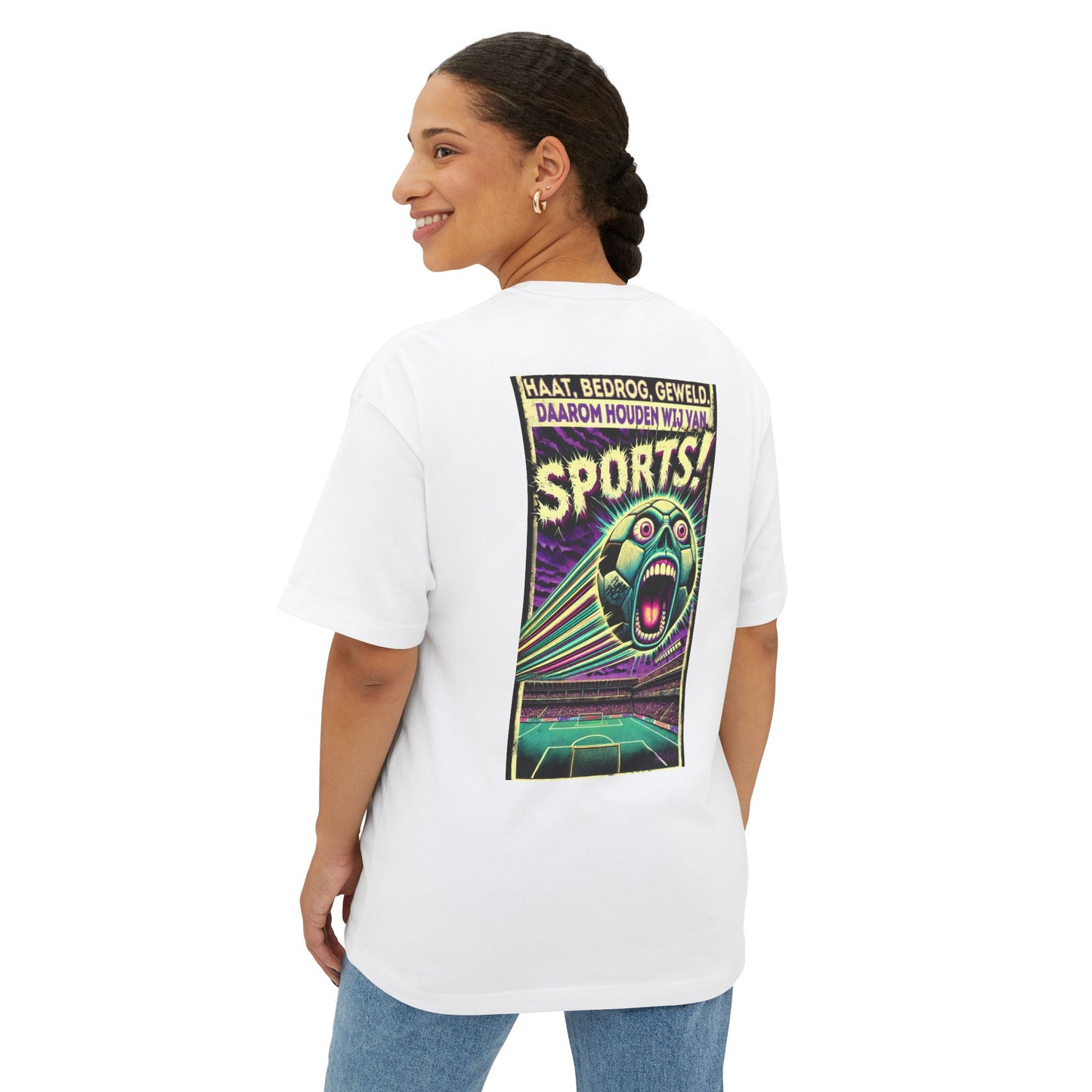 Sports Madness Oversized Boxy Tee