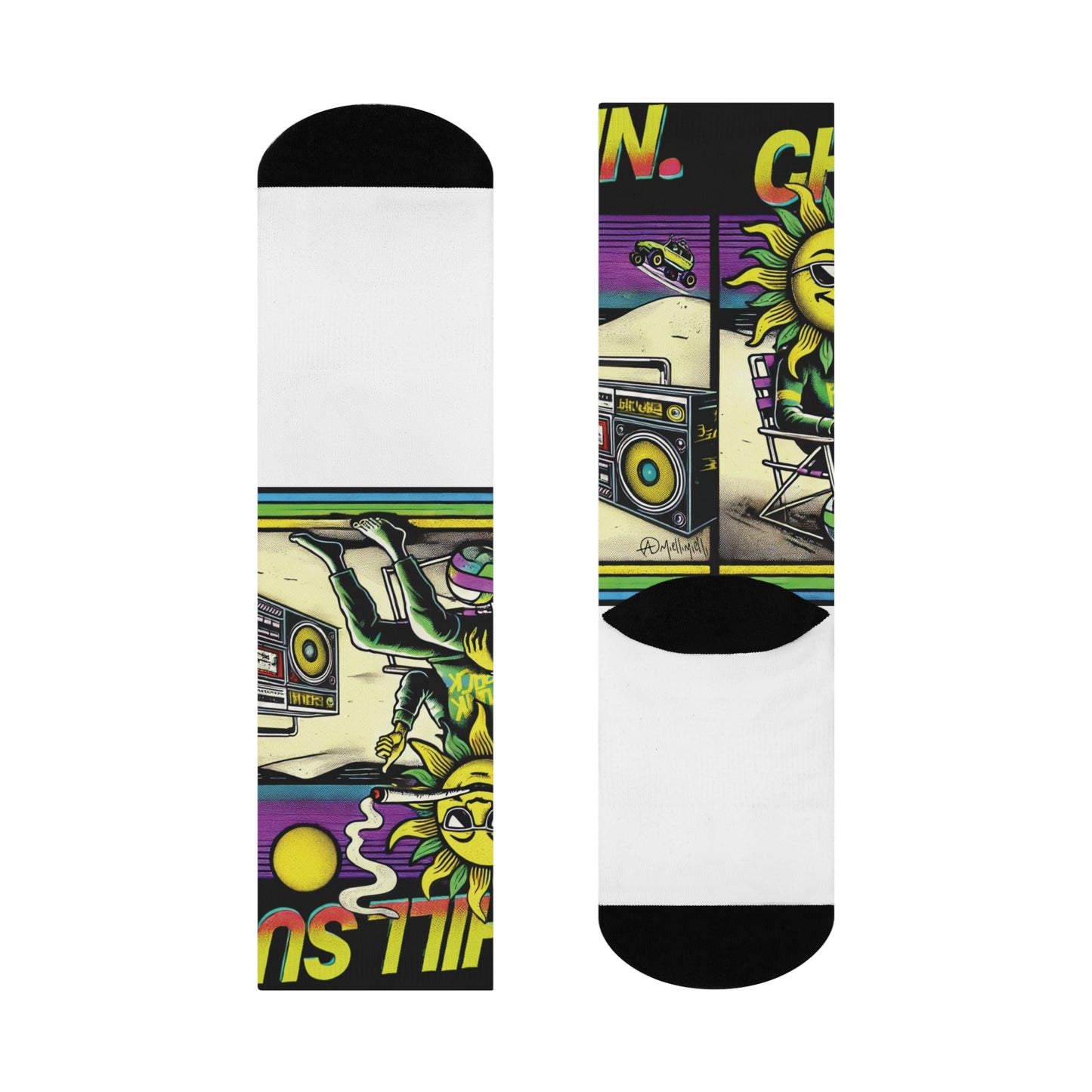 Chill Sun Cushioned Crew Socks