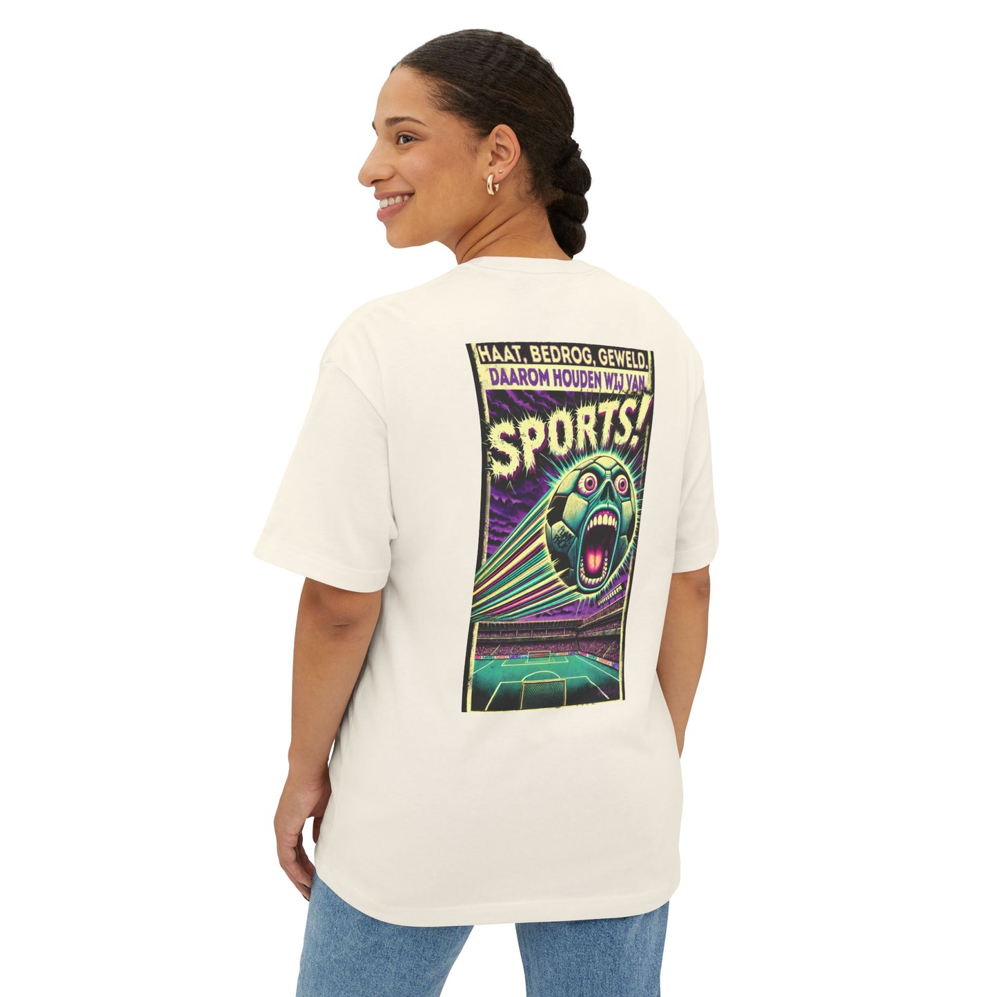 Sports Madness Oversized Boxy Tee