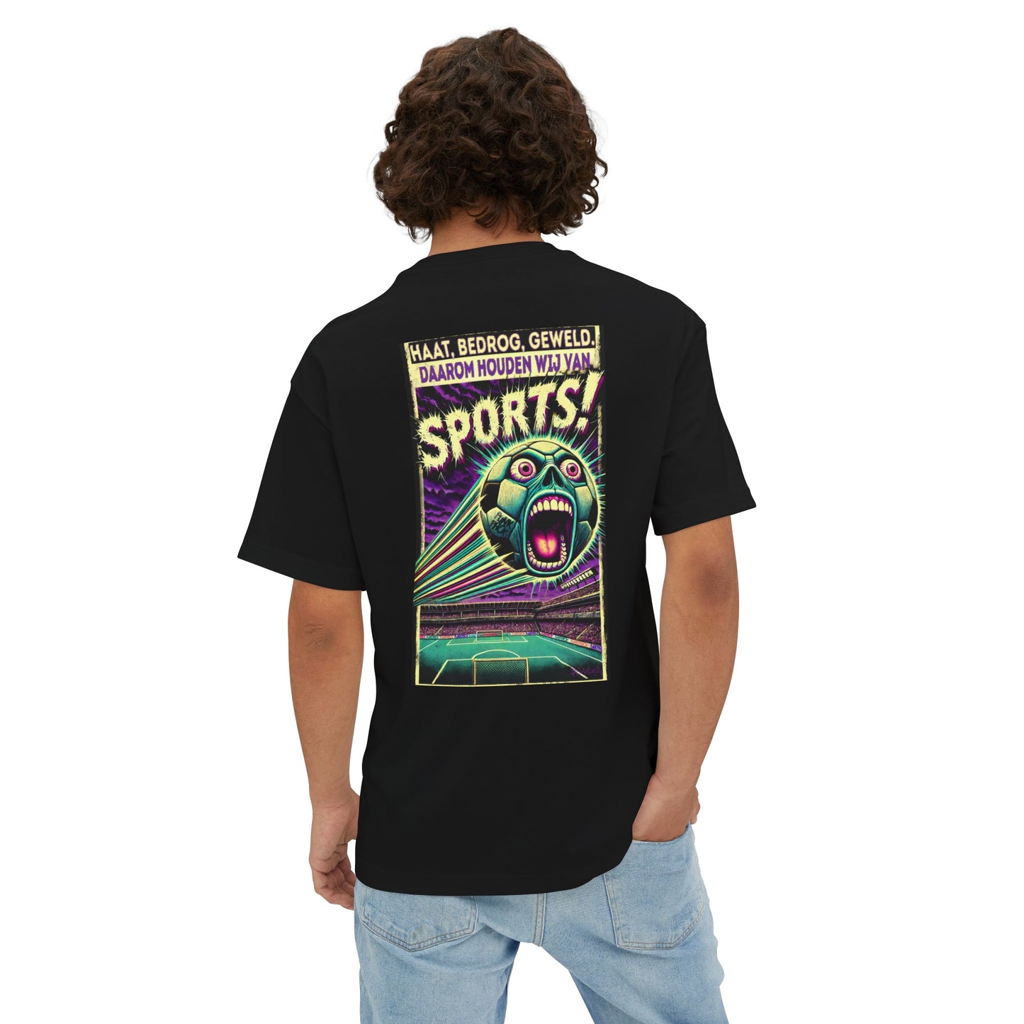 Sports Madness Oversized Boxy Tee